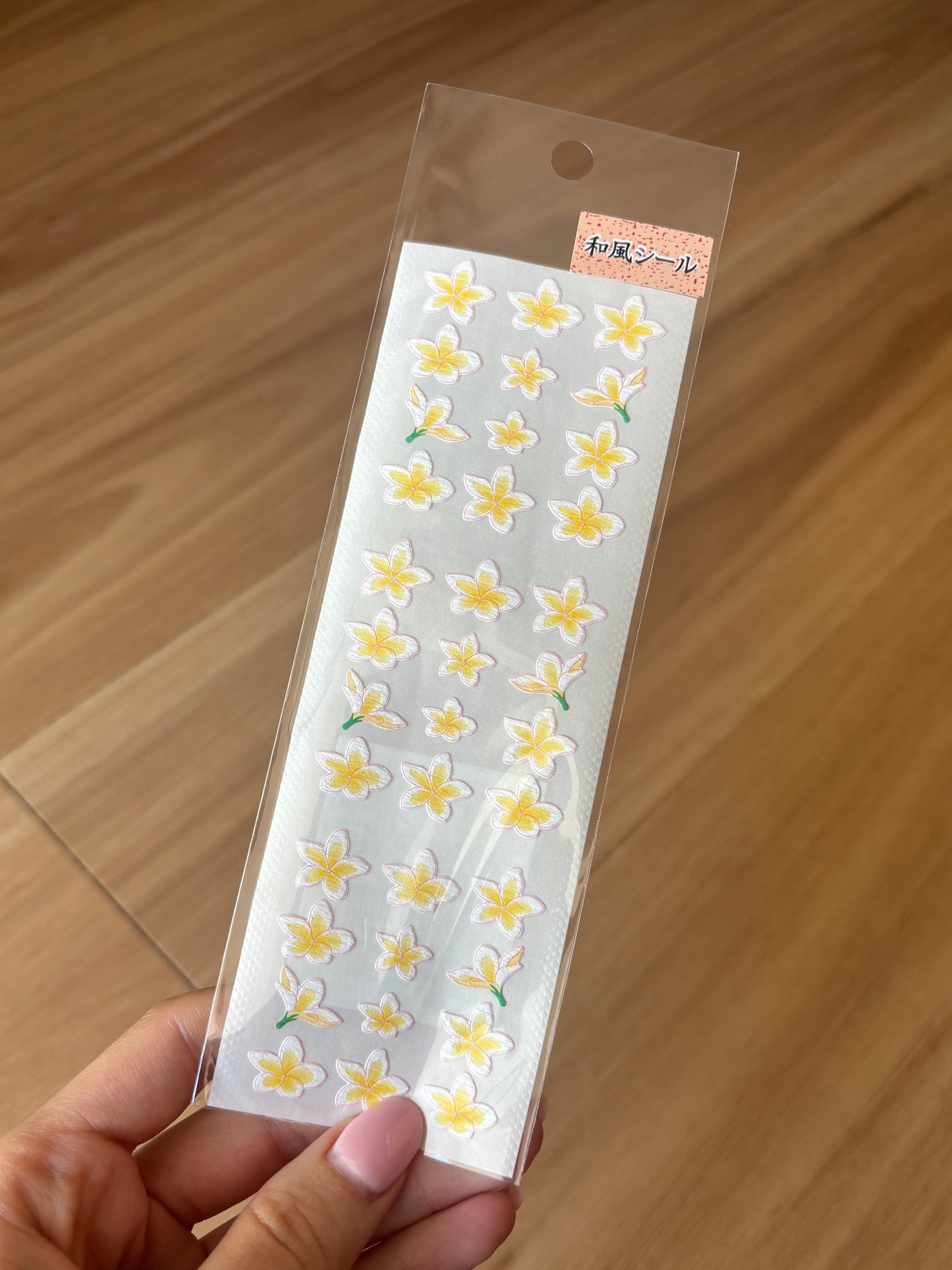 Sticker Fun Washi Plumeria Stickers