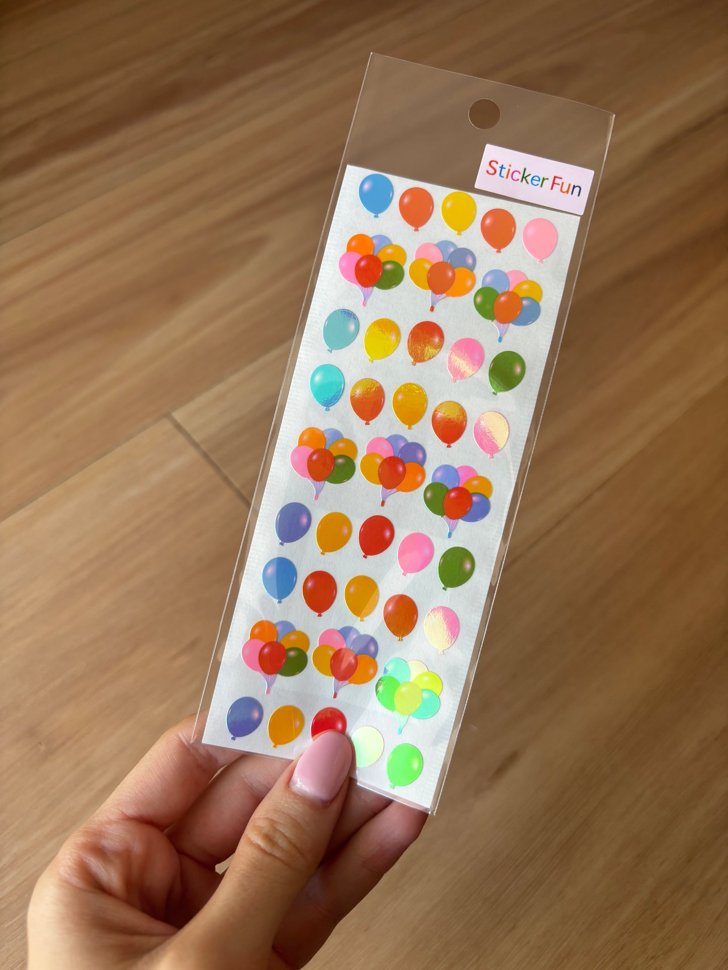 Sticker Fun Aurora Balloon Stickers
