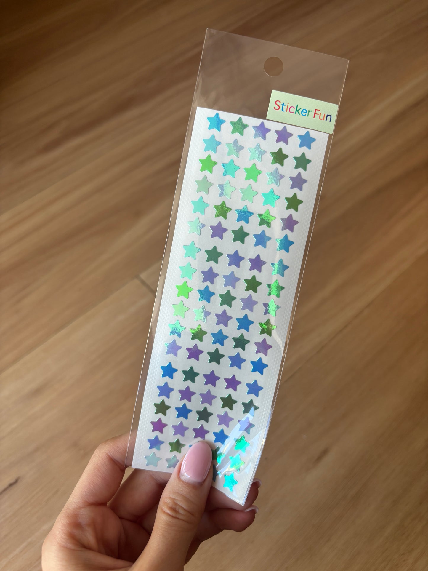 Sticker Fun Aurora Blue Star Stickers