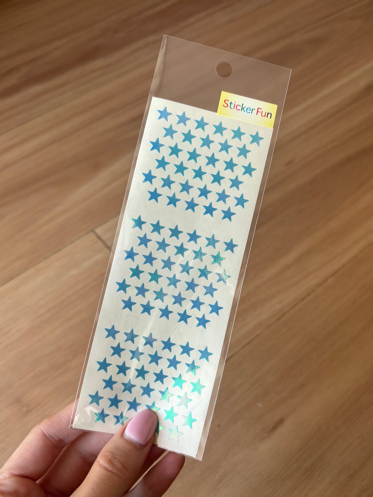 Sticker Fun Aurora Blue Star Stickers