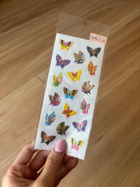 Sticker Fun Washi Butterfly Stickers