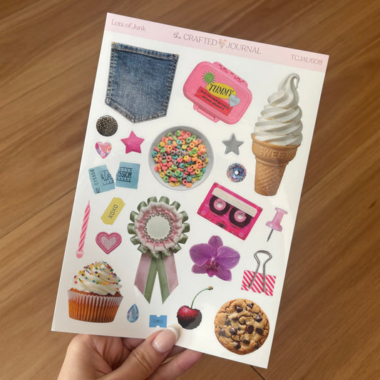 Lots of Junk Sticker Sheet