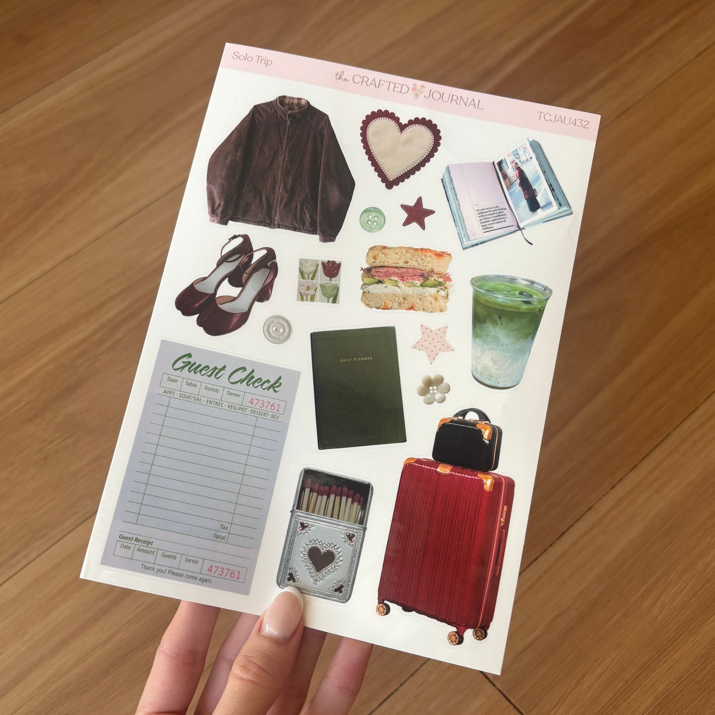Solo Trip Sticker Sheet