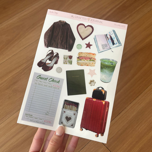 Solo Trip Sticker Sheet