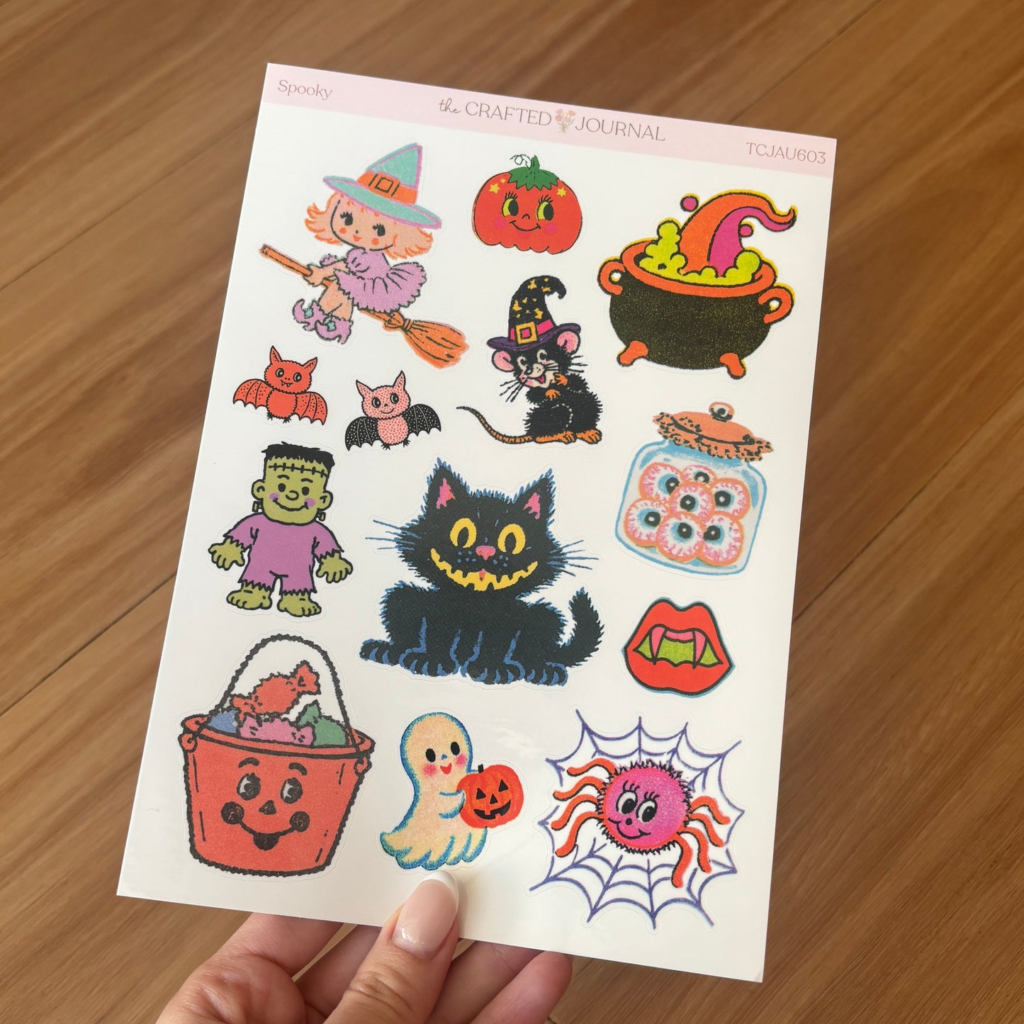 Spooky Halloween Sticker Sheet