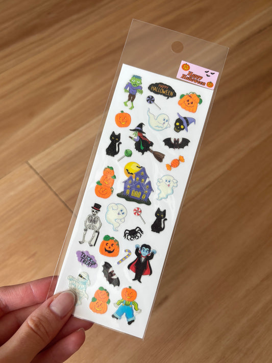 Sticker Fun Sparklies Halloween Ghost