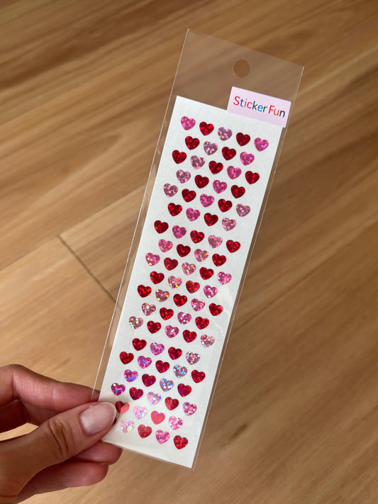 Sticker Fun Holo Heart Stickers