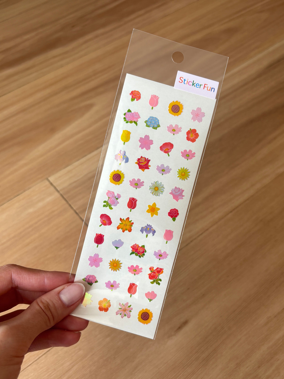 Sticker Fun Aurora Flower Stickers