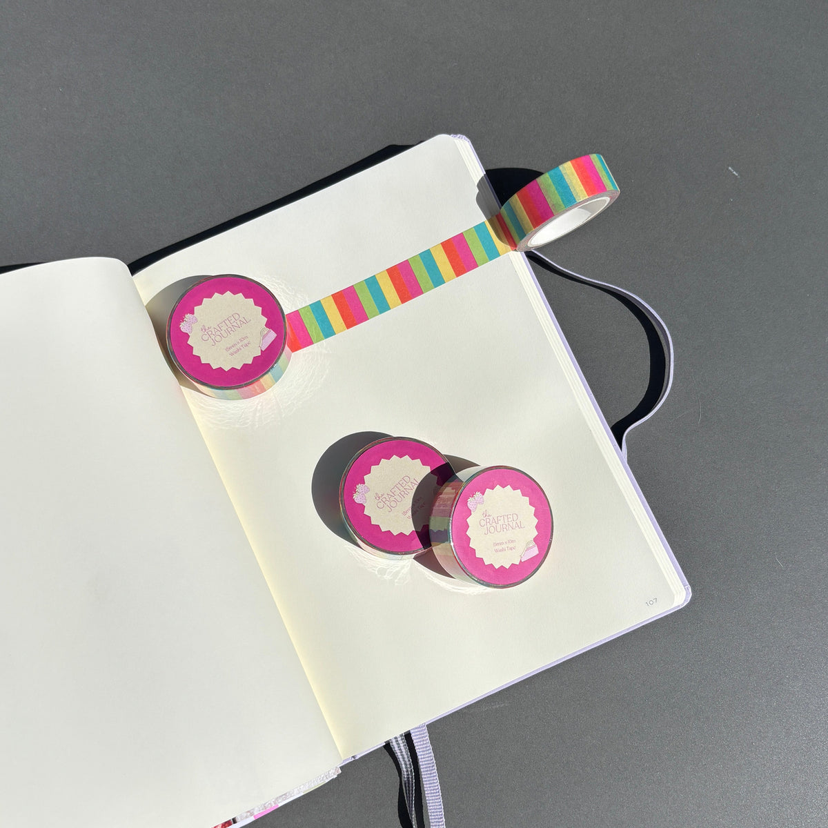 Summer Vibe Stripe Washi Tape