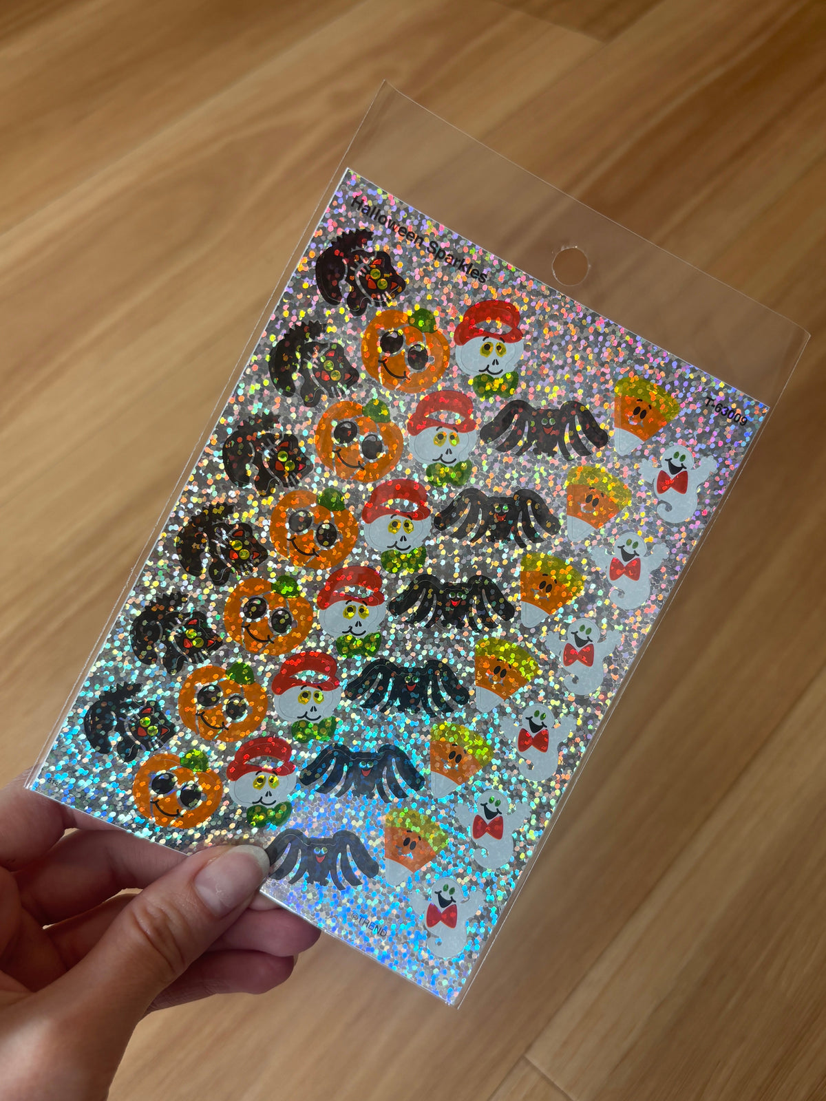 Circle Seal Stickers - Holographic Halloween Sticker Sheet