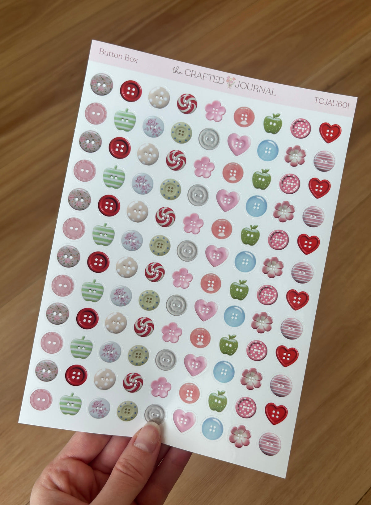 Button Box Sticker Sheet