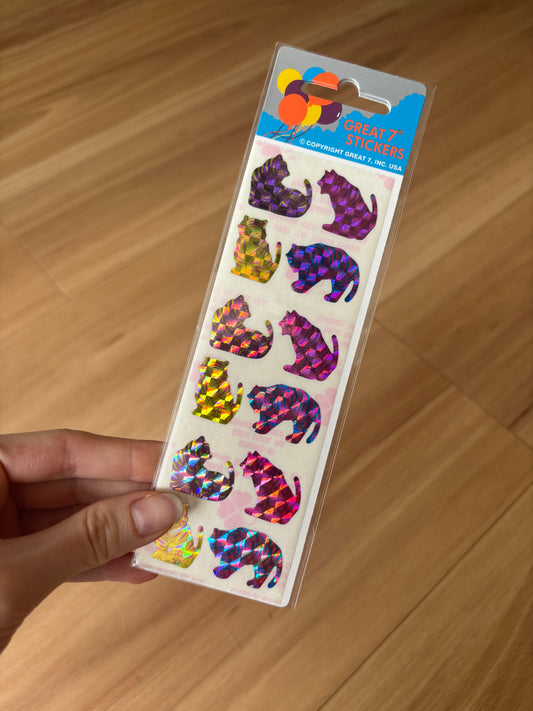 Great 7 - Prismatic Tiger Stickers