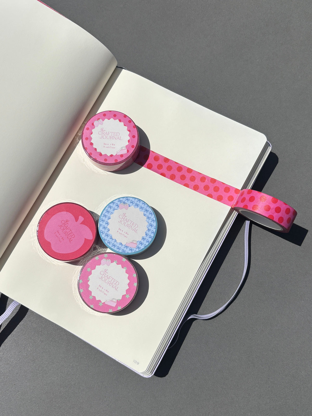 Pink and Red Polka Dot Washi Tape