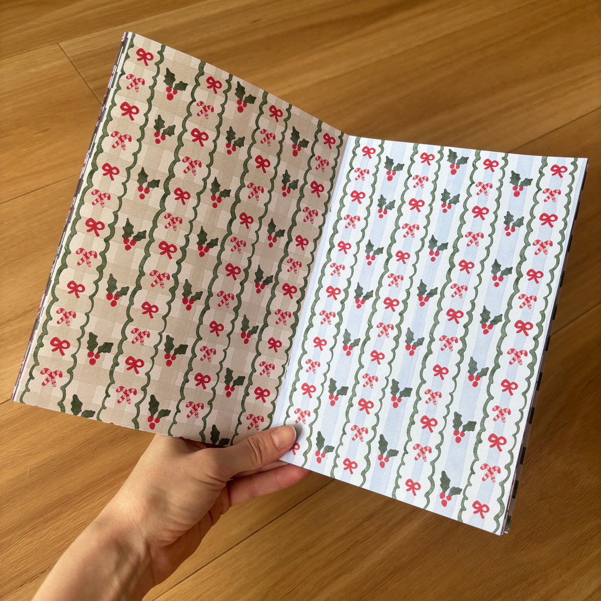 Scrapbook Paper Book - Christmas Edition