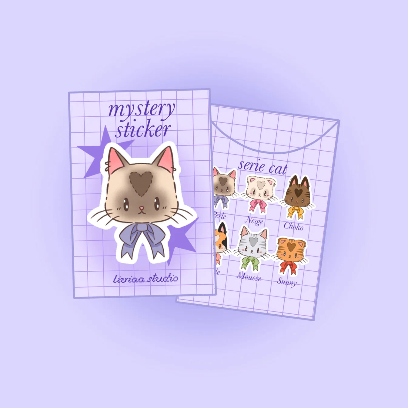 Liviaa Studio - Mystery Sticker Cat Series
