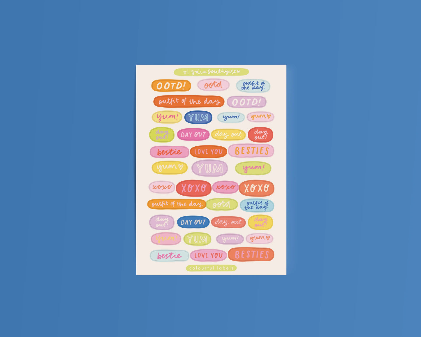 Lydia Southgate - Labels Sticker Sheet