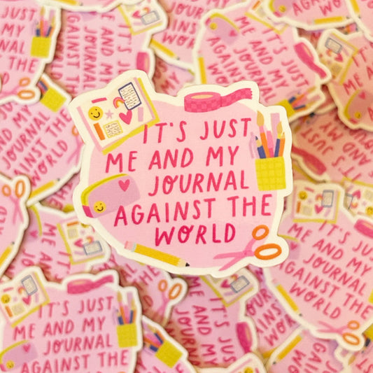Lydia Southgate - It's Just Me and my Journal Vinyl Sticker