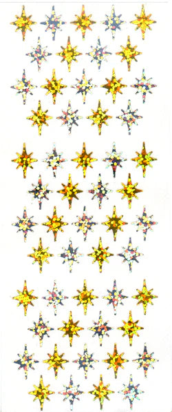 COMING SOON: Sticker Fun Sparkly Silver and Gold Star Stickers