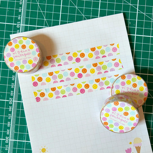 Lydia Southgate - Multicoloured Smiles Washi Tape