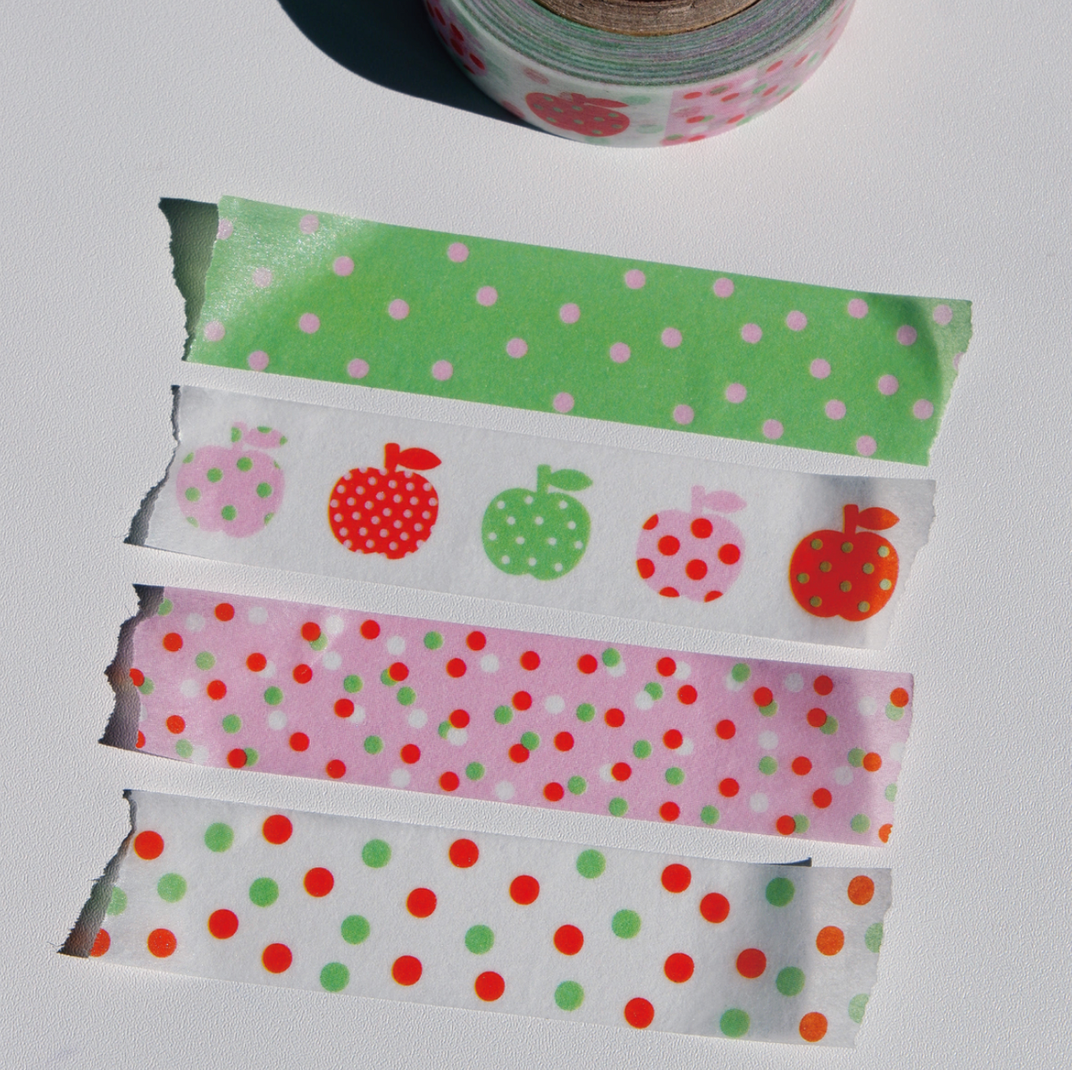 Fruit Fries Lab - Apple Dotty Patterns Washi Tape