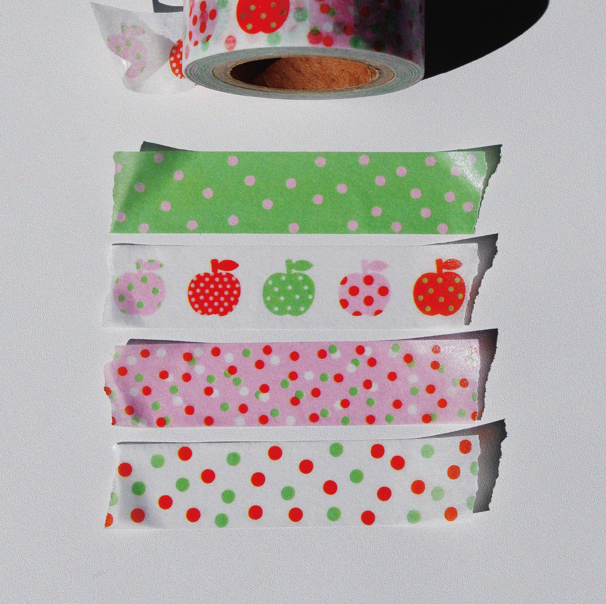 Fruit Fries Lab - Apple Dotty Patterns Washi Tape