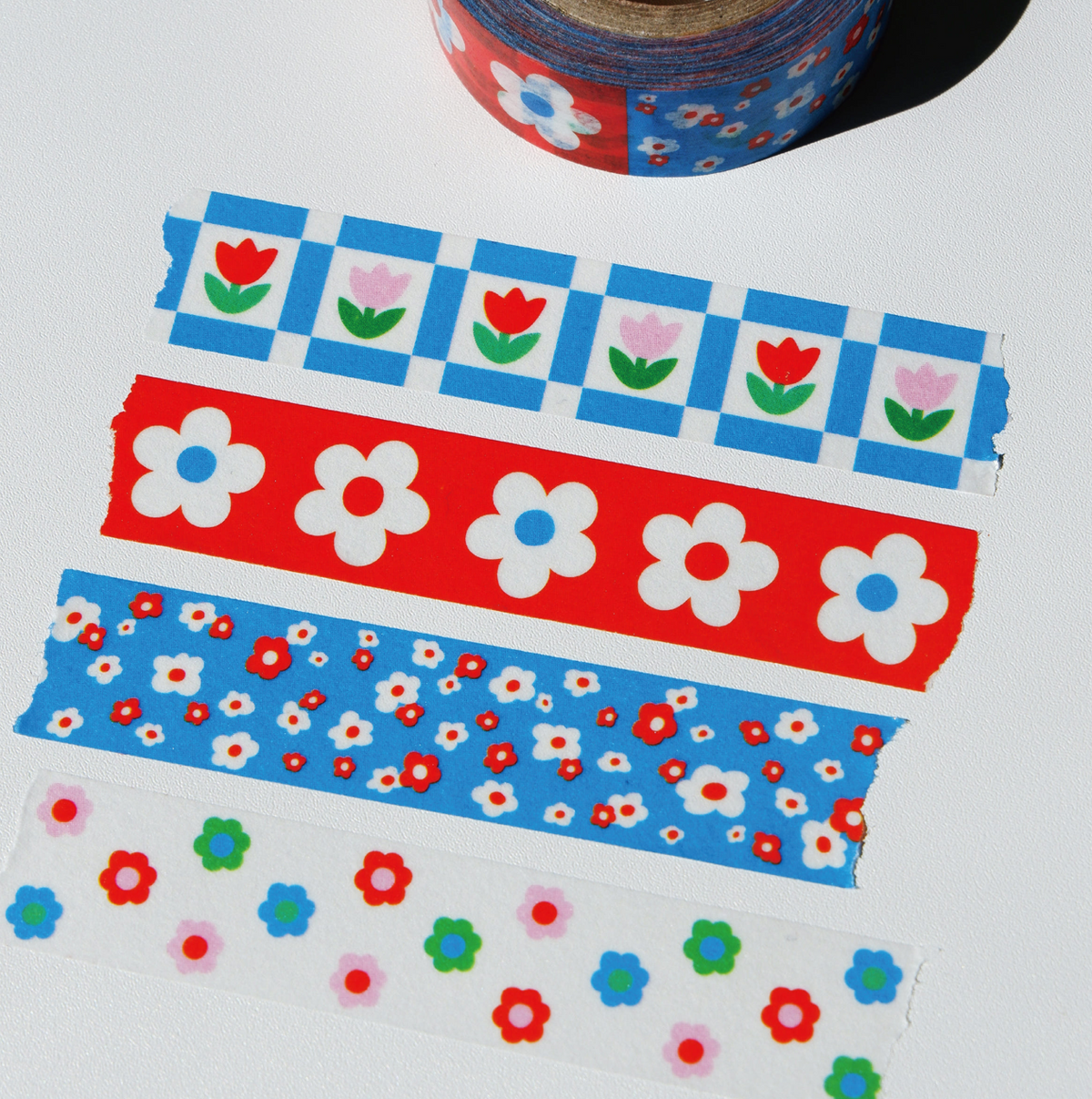 Fruit Fries Lab - Bloom Patterns Washi Tape