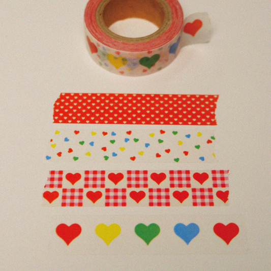 Fruit Fries Lab - Love Patterns Washi Tape