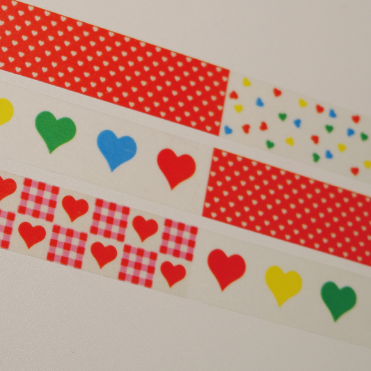 Fruit Fries Lab - Love Patterns Washi Tape
