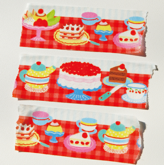 Fruit Fries Lab - Tea Time Delights Washi Tape