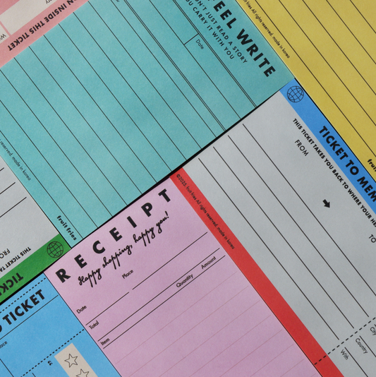 Fruit Fries Lab - Travel Review Memo Pad