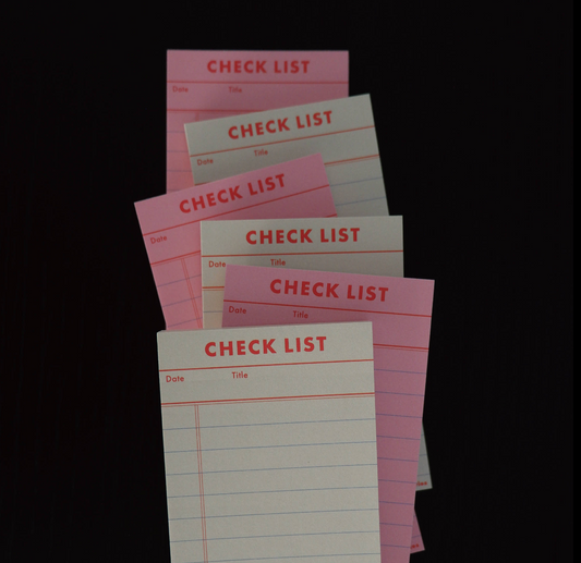 Fruit Fries Lab - Vintage Checklist Memo