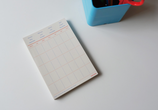 Fruit Fries Lab - Monthly Schedule Memo Pad