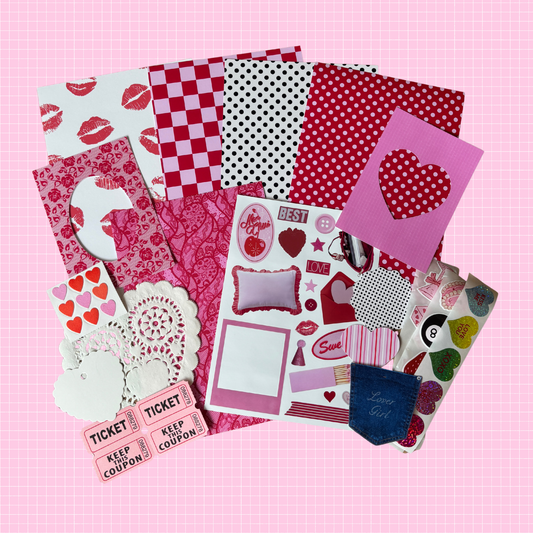 Valentine's Day Scrapbook Kit - Small