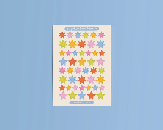 Coming Soon: Lydia Southgate - Mini Stars Vinyl Sticker Sheet