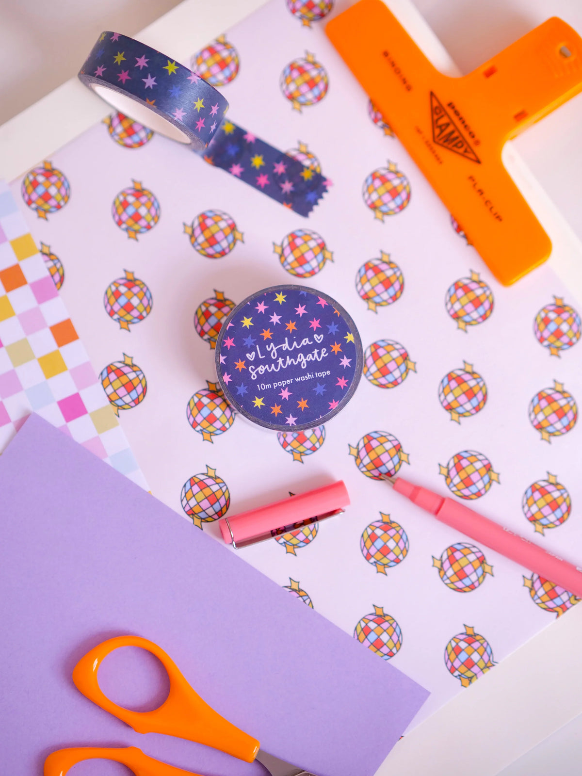 Coming Soon: Lydia Southgate - Multicoloured Stars Washi Tape