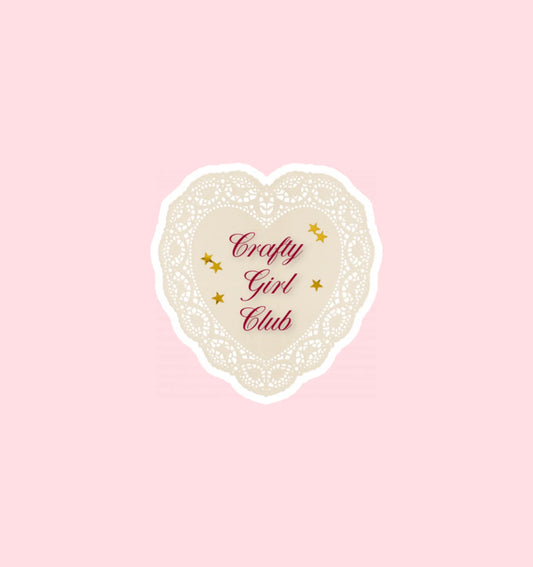 Studio Magari - Holographic Crafty Girl Club Sticker