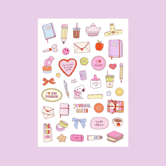 Studio Magari - Journal Girl Club Sticker Sheet