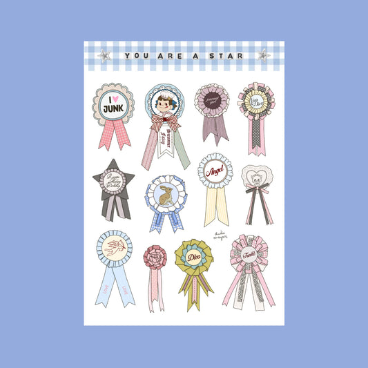 Studio Magari - Rosette Ribbon Sticker Sheet