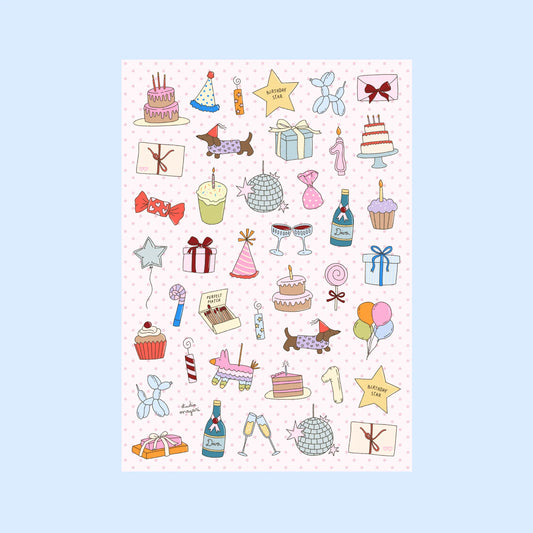 Studio Magari - Birthday Party Sticker Sheet