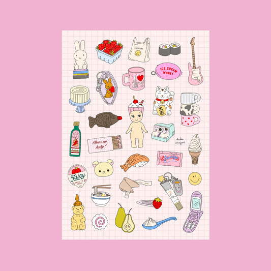 Studio Magari - Trinket Girl Sticker Sheet