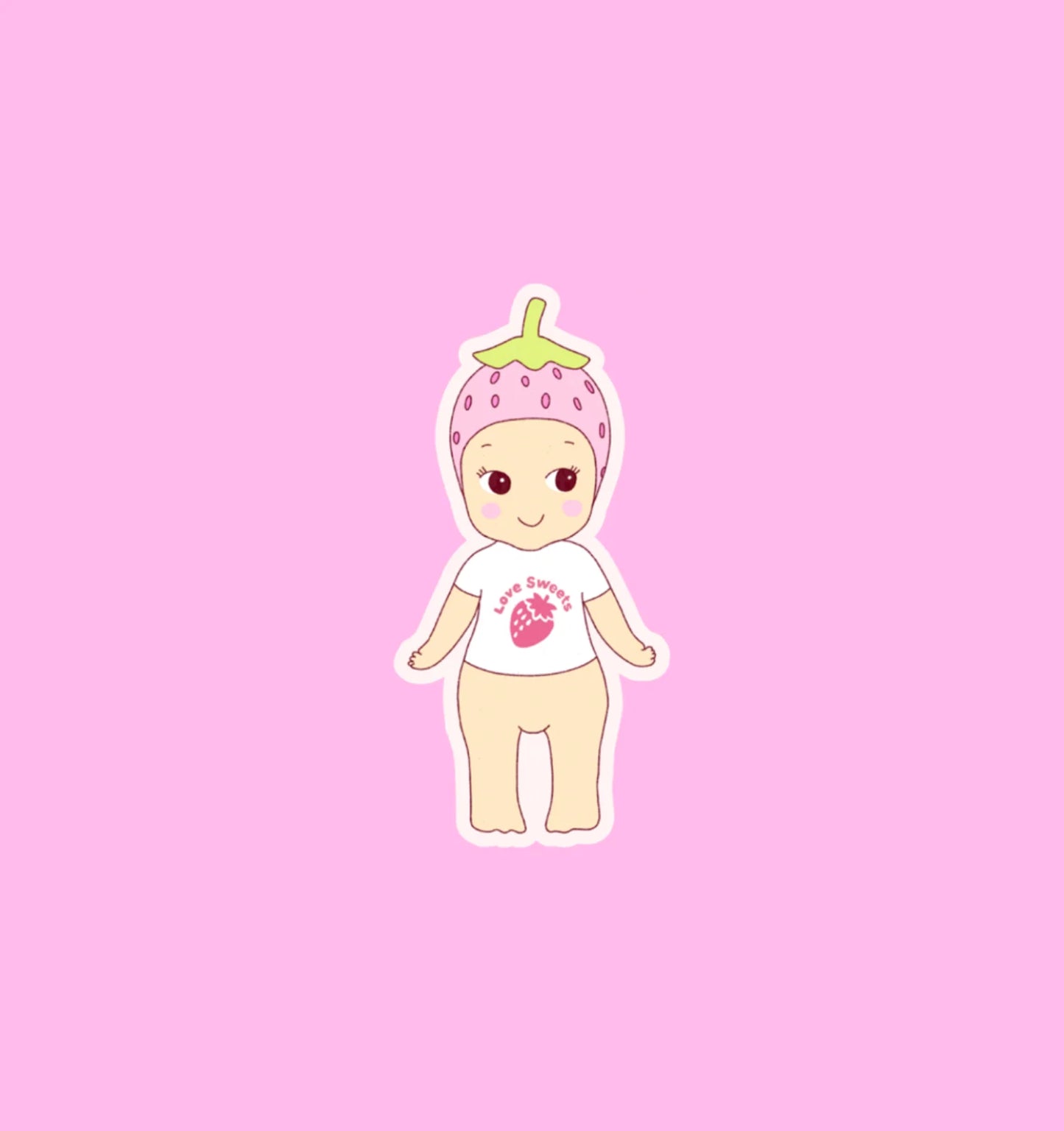 Studio Magari - Holographic Strawberry Baby Sticker