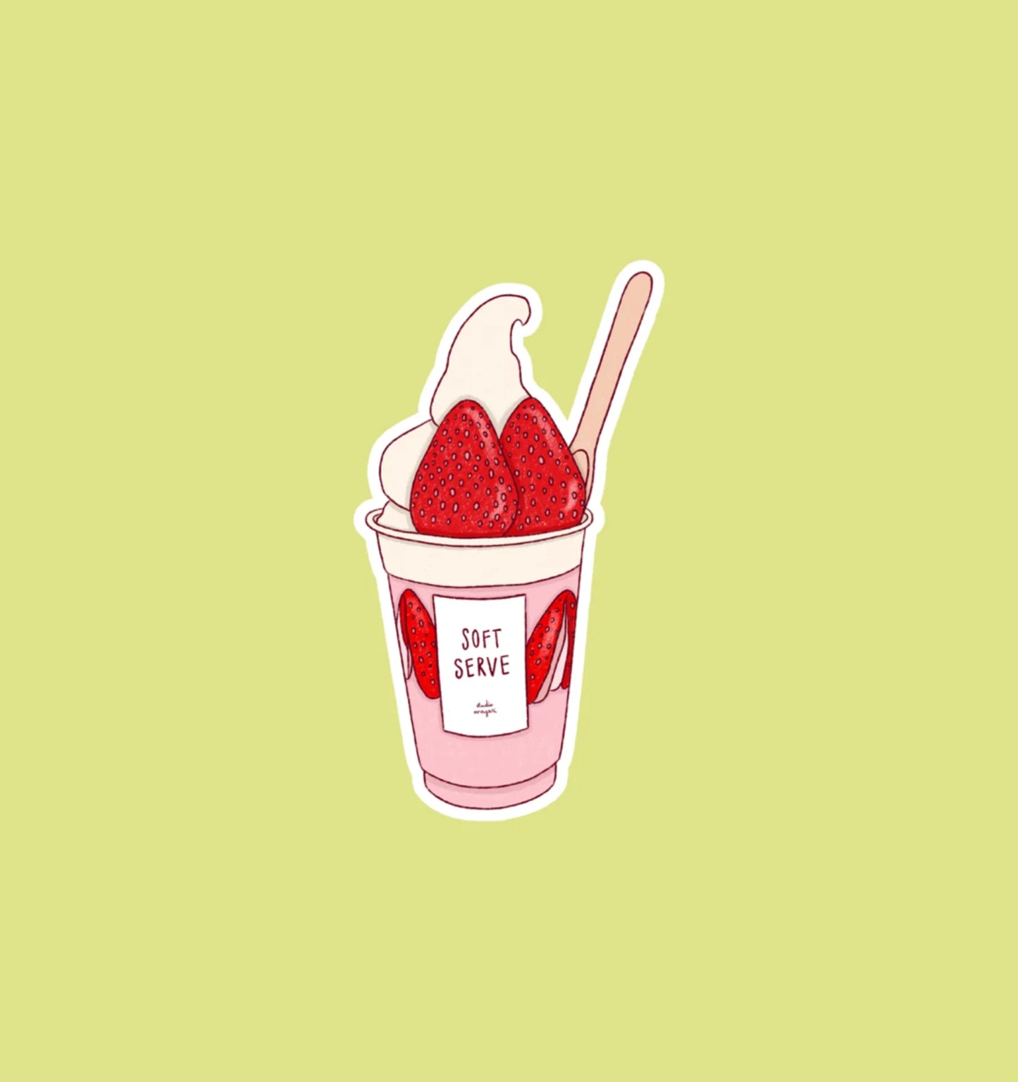Studio Magari - Holographic Soft Serve Sticker