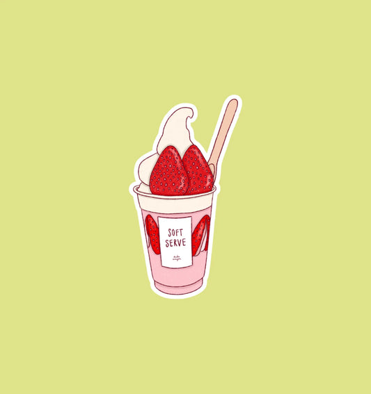 Studio Magari - Holographic Soft Serve Sticker