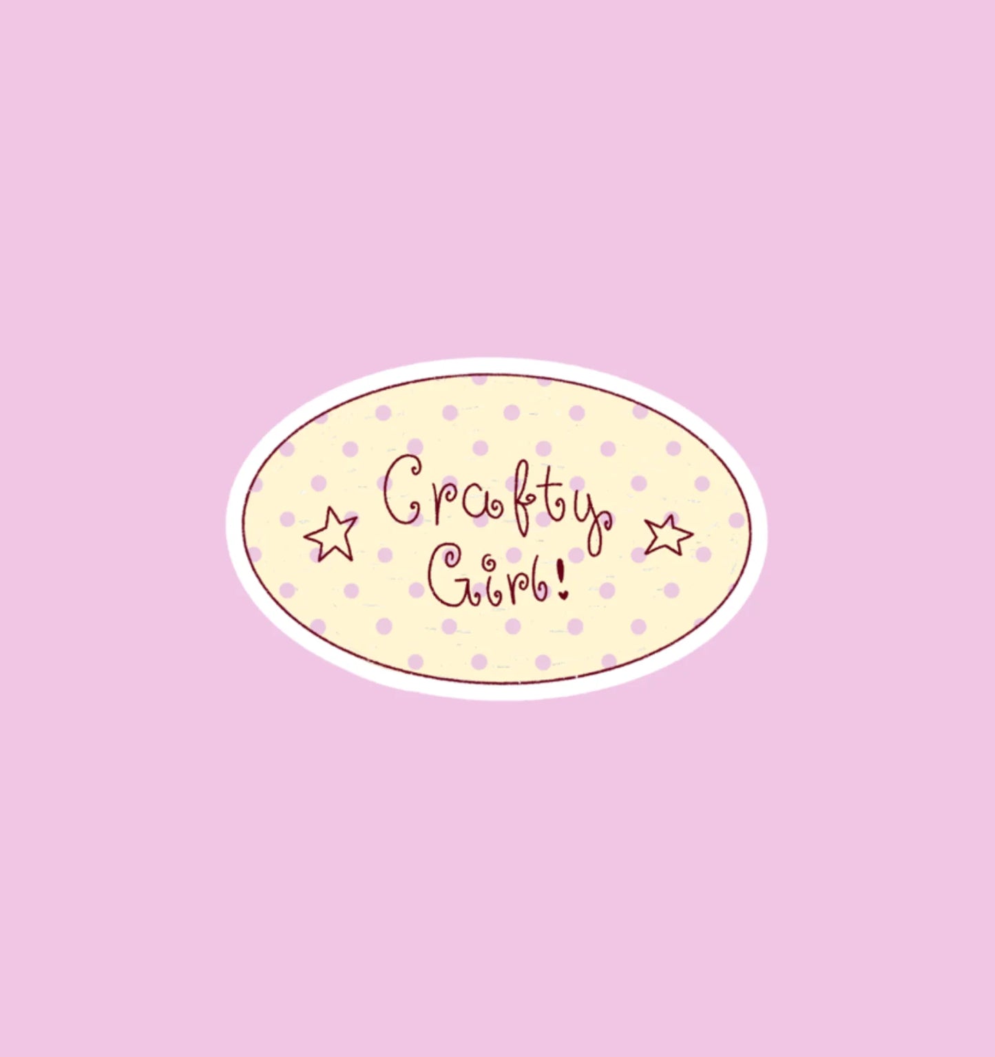 Studio Magari - Holographic Crafty Girl Sticker
