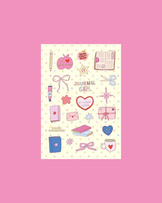 Nany Craft Shop - Crafty Girl A5 Sticker Sheet