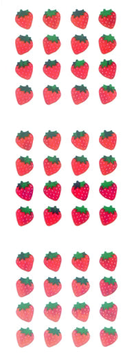Sticker Fun Aurora Strawberries