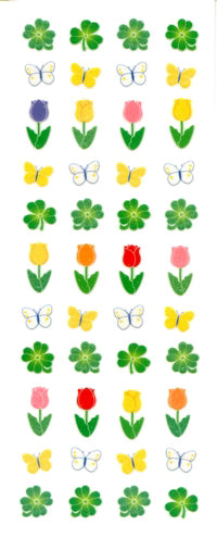 COMING SOON: Sticker Fun Sparklies Tulip and Clover Stickers