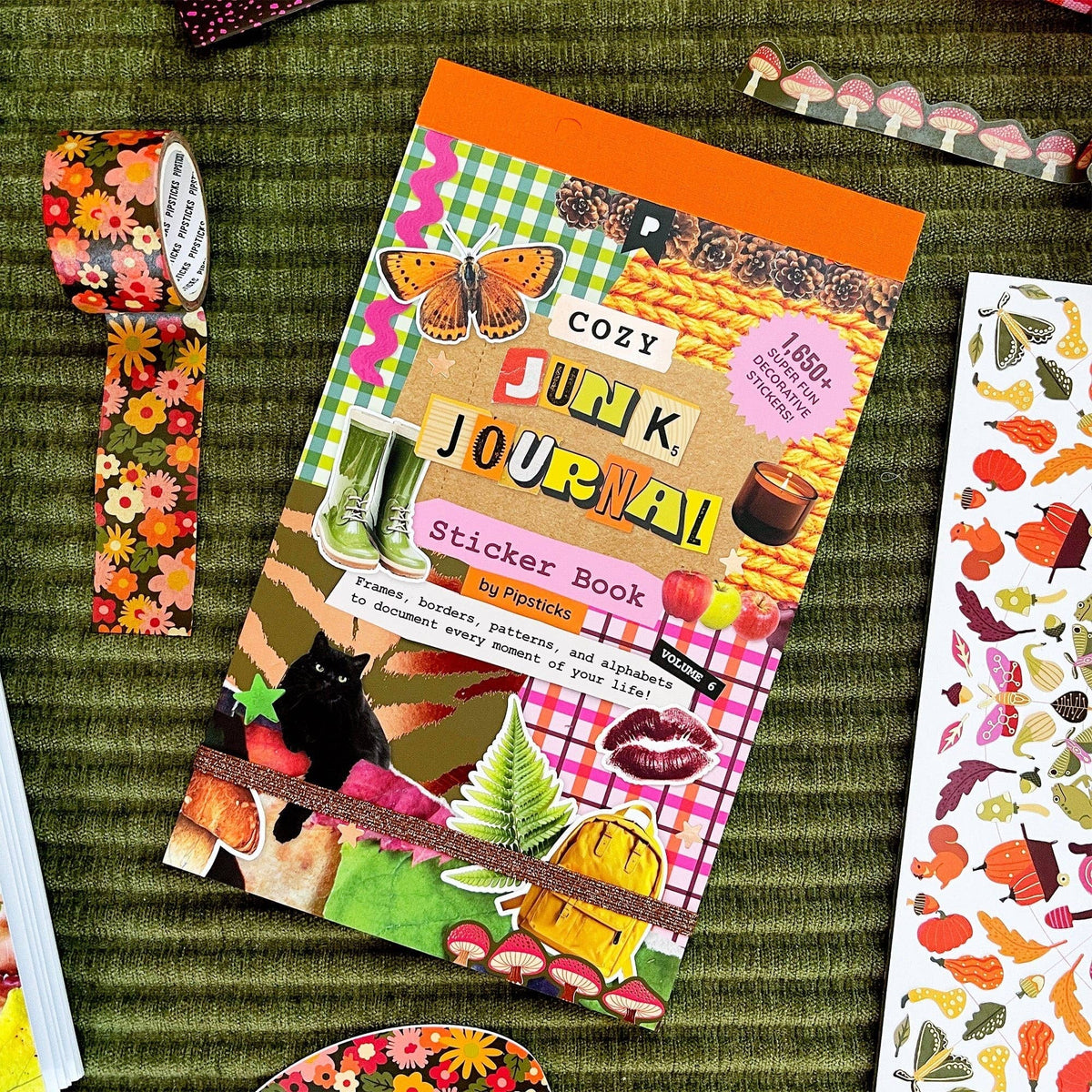 Coming Soon: Pipsticks - Fall Junk Journal Sticker Book