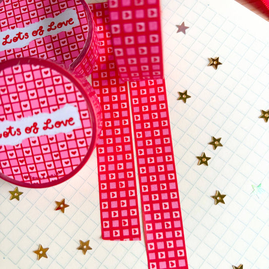 Veronica Porlier Illustrations - Lots of Love Washi Tape