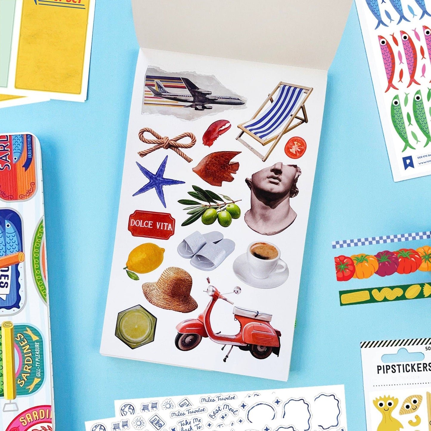 COMING SOON: Pipsticks - La Dolce Vita Junk Journal Sticker Book Volume 5